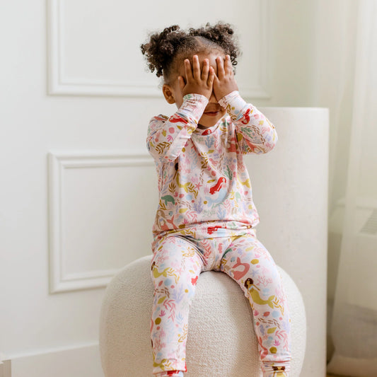 Roobear Bamboo Two-Piece PJs || Mermaids
