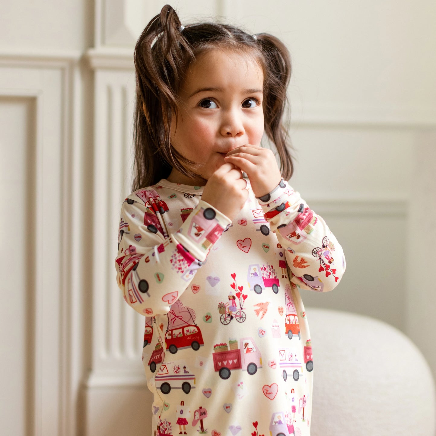 Roobear Two-Piece PJ's || Valentine's Letters