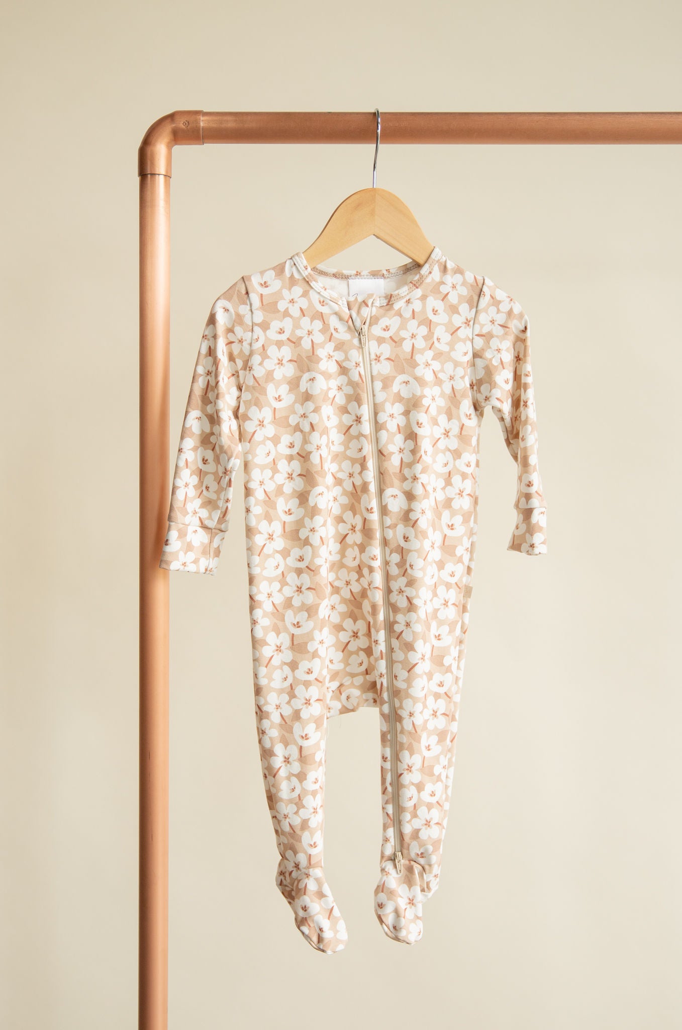 Jax and Lennon Zipper Footed Sleeper || Jasper Bloom