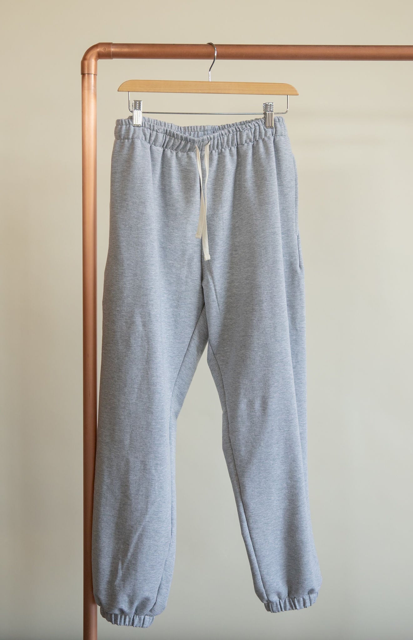 Jax and Lennon Adult Fleece Sweatpants || Granite