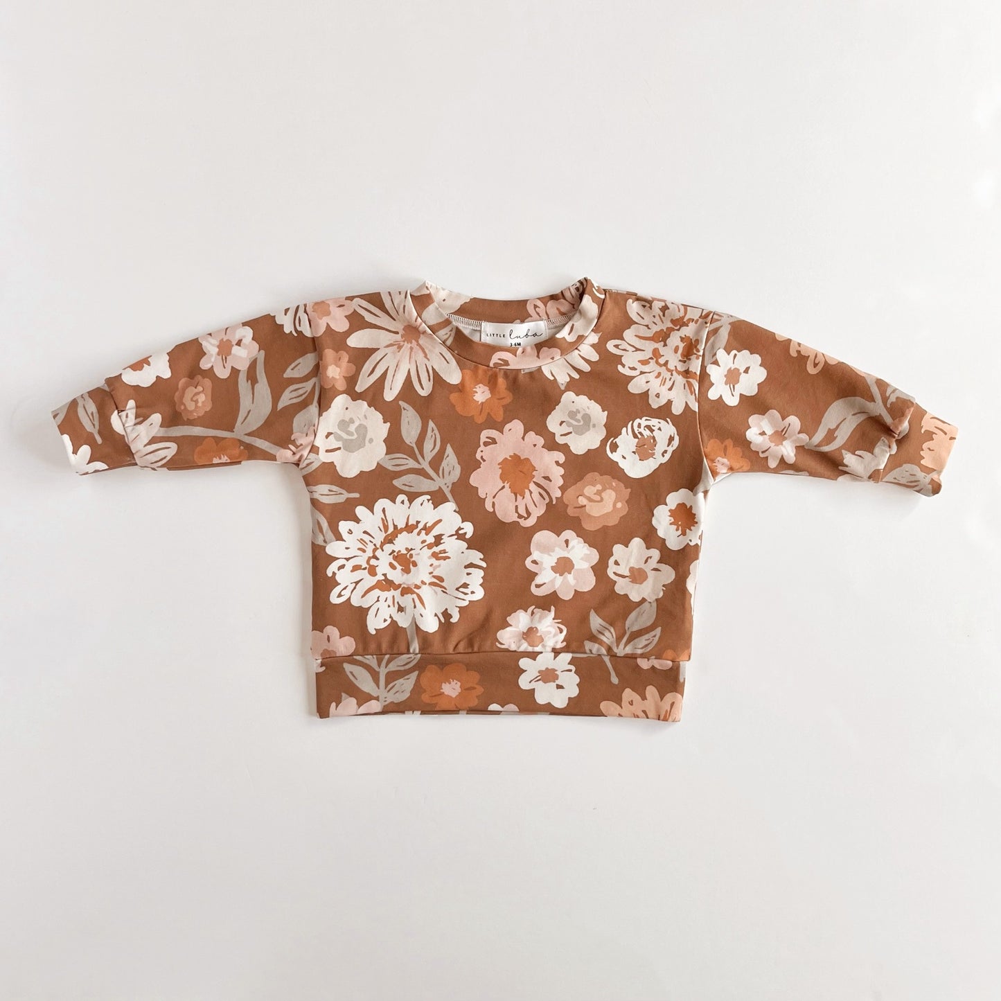 Little Luba Lounge Set || Rust Floral