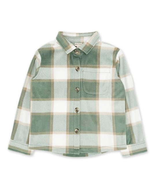 Feather 4 Arrow Alpine Cozy Shirt || Sage Fleece