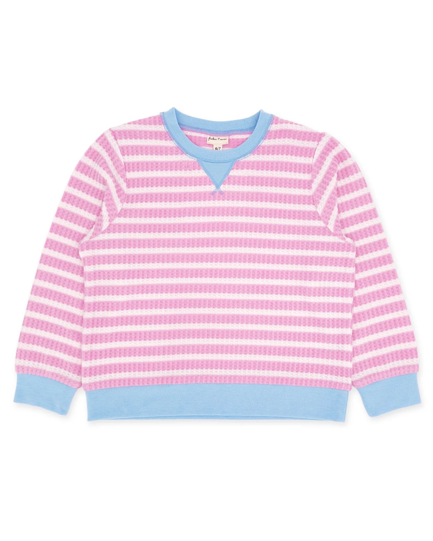 Feather 4 Arrow Scout Stripe Top || Pink Gloss