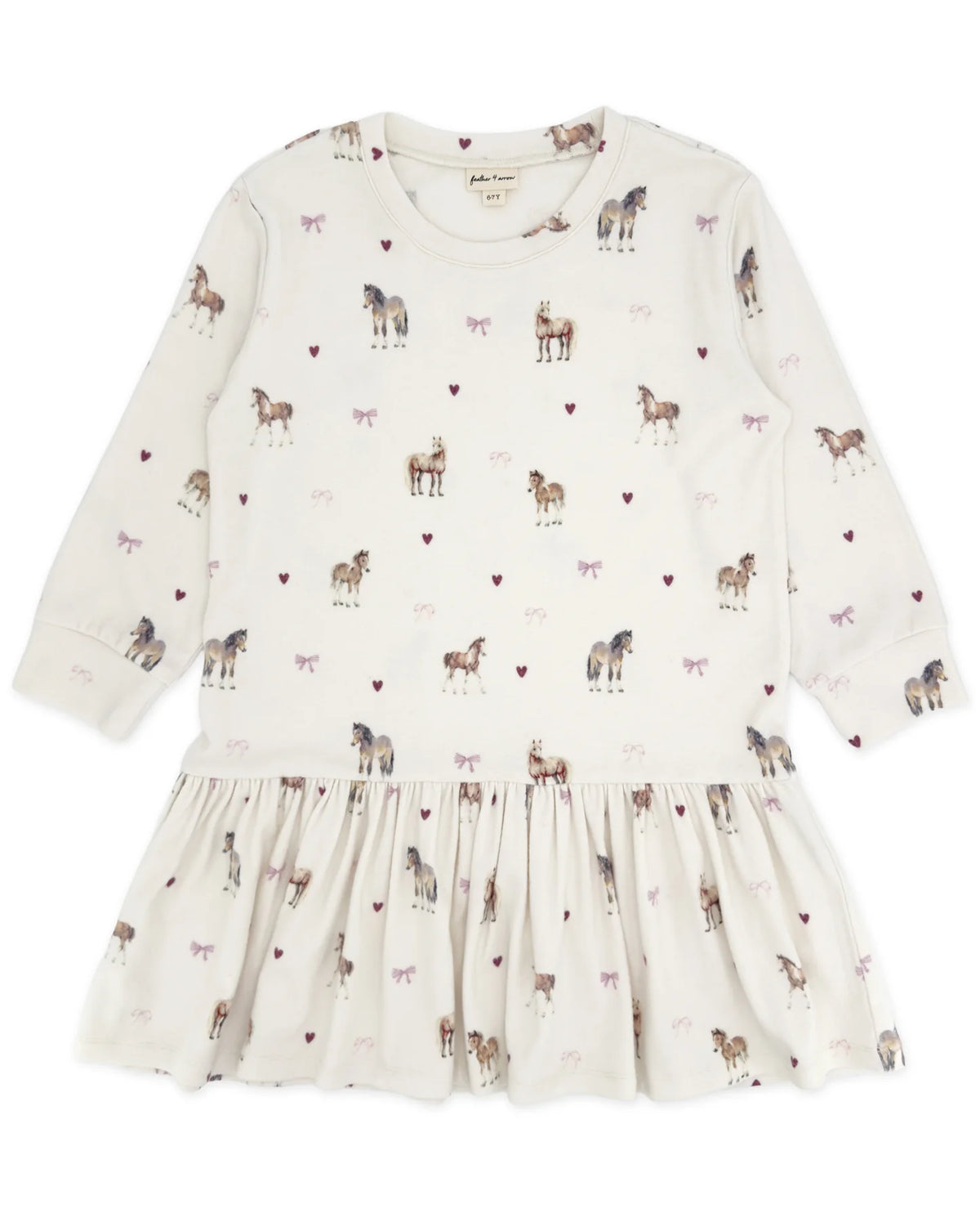 Feather 4 Arrow Horse Hacci Dress