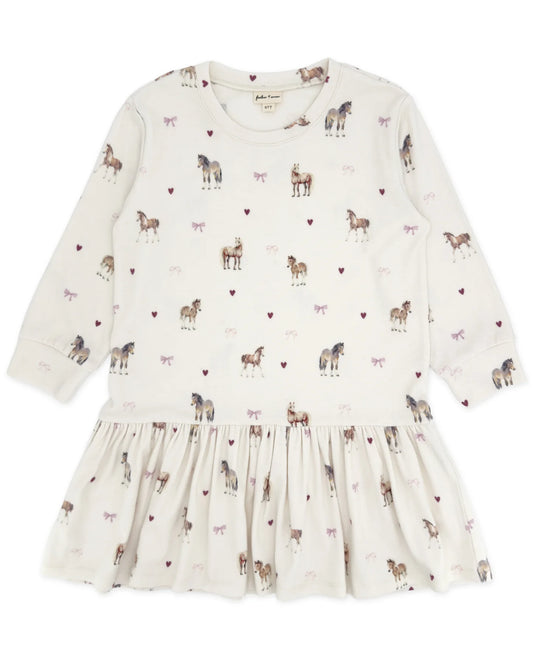 Feather 4 Arrow Horse Hacci Dress