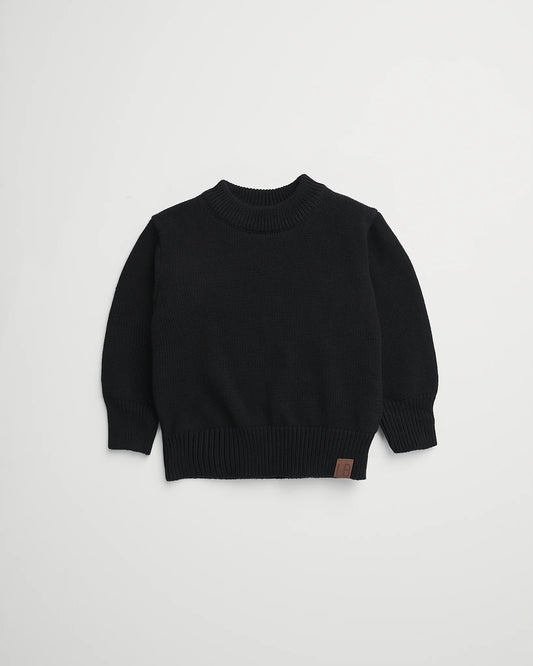 Little Bipsy Knit Sweater || Black