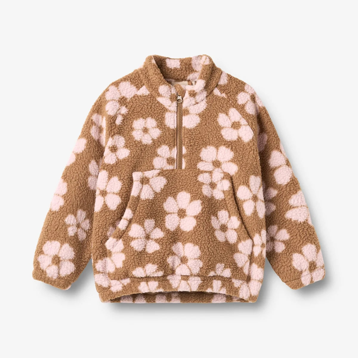 Wheat Kids Fleece Anorak Moon || Warm Hazel Flowers