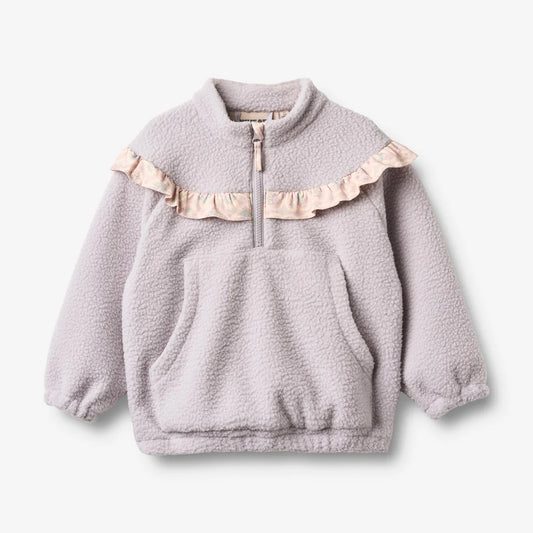 Wheat Kids Fleece Anorak || Lavender Rain
