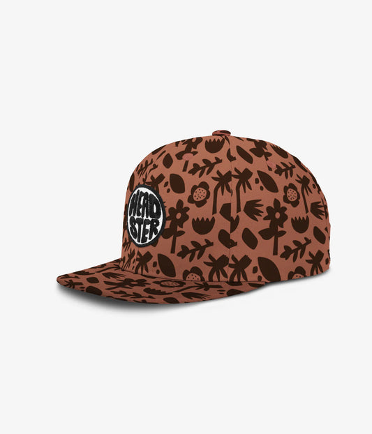 Headster Floral Shadows Snapback || Red Clay
