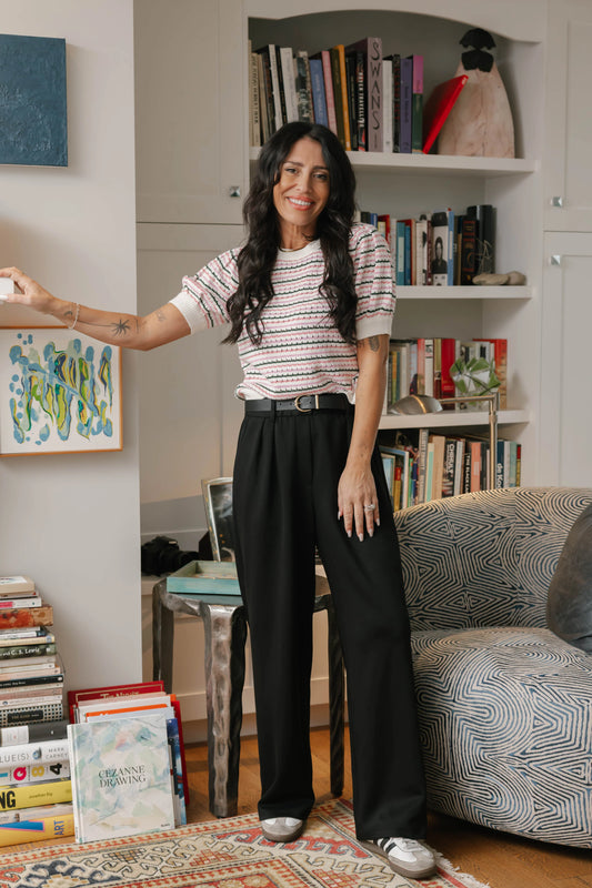 Smash + Tess Halle Microscuba Pants || Black