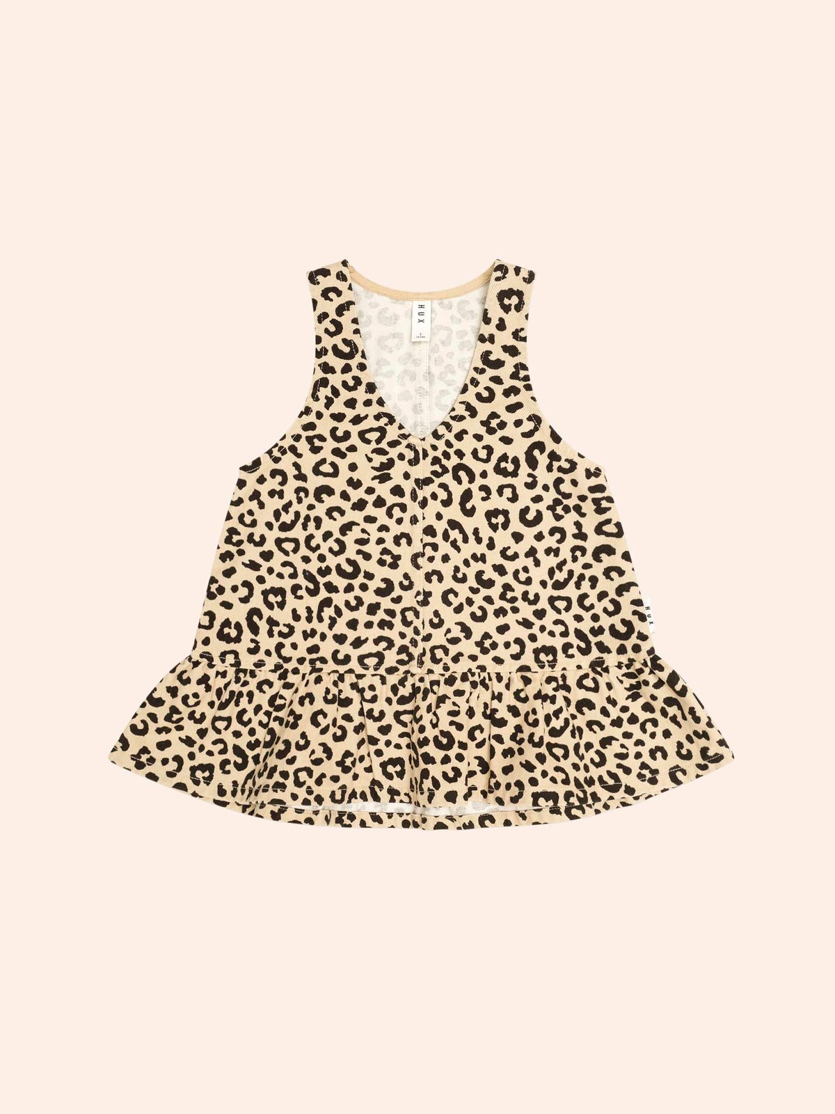 Hux Leopard Frill Dress