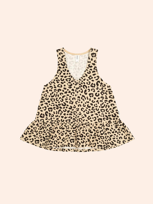 Hux Leopard Frill Dress
