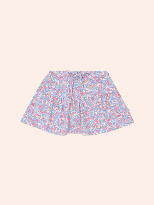 HUX Vintage Floral Pull Up Skirt