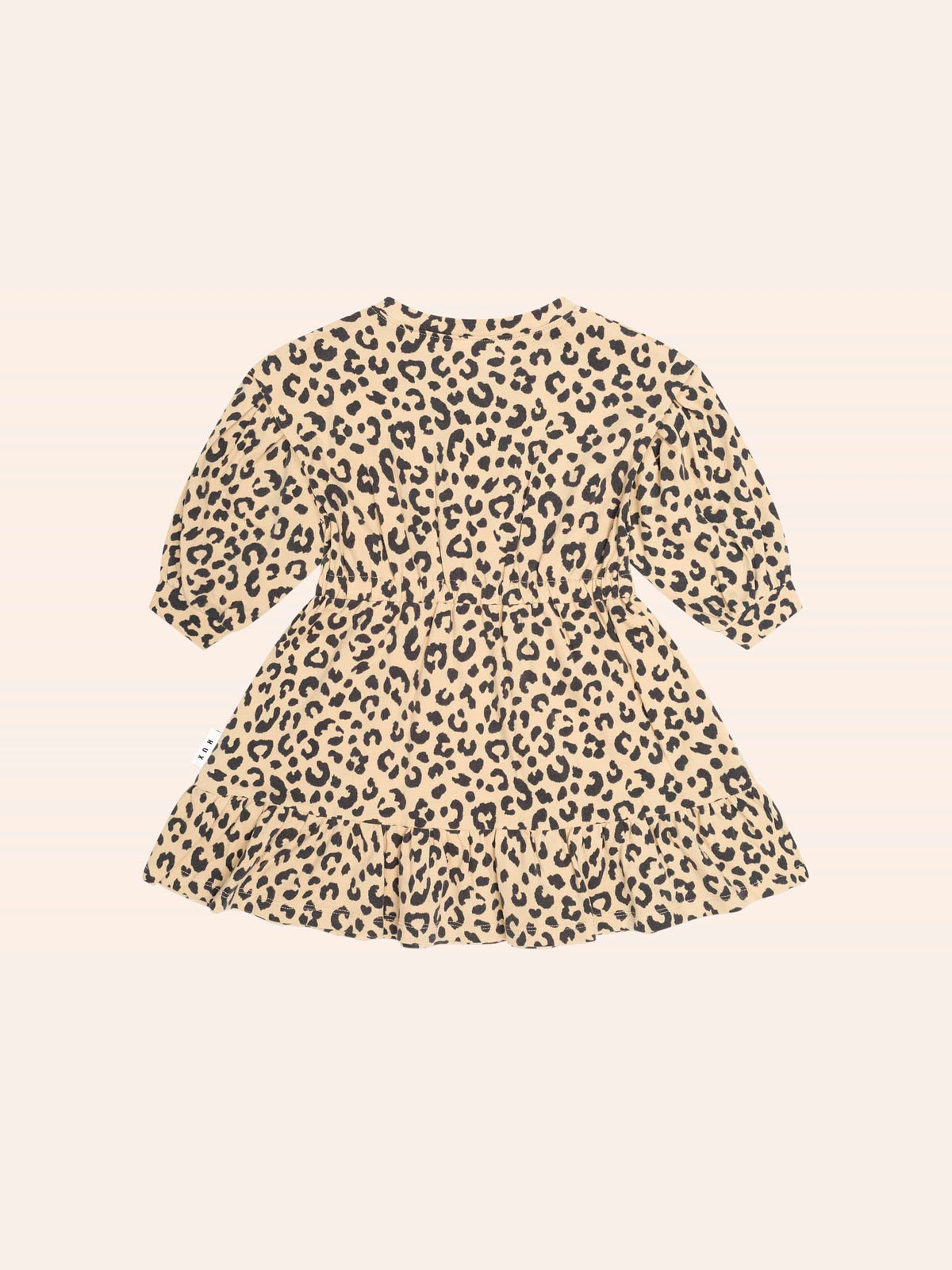 Hux Leopard Dolman Sleeve Swing Dress
