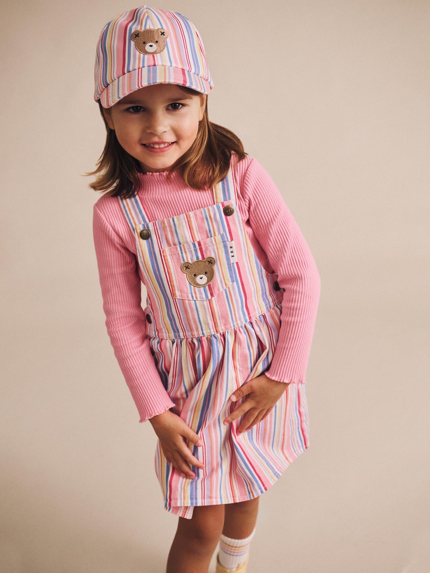 Hux Baby Pink Rib Skivvy