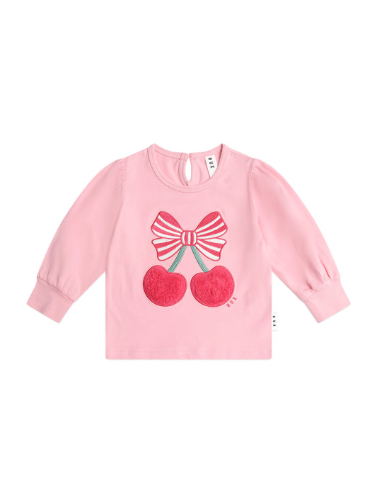 Hux Baby Cherry Puff Sleeve Top