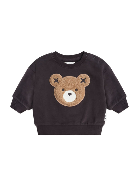 Hux Baby Furry Black Sweatshirt