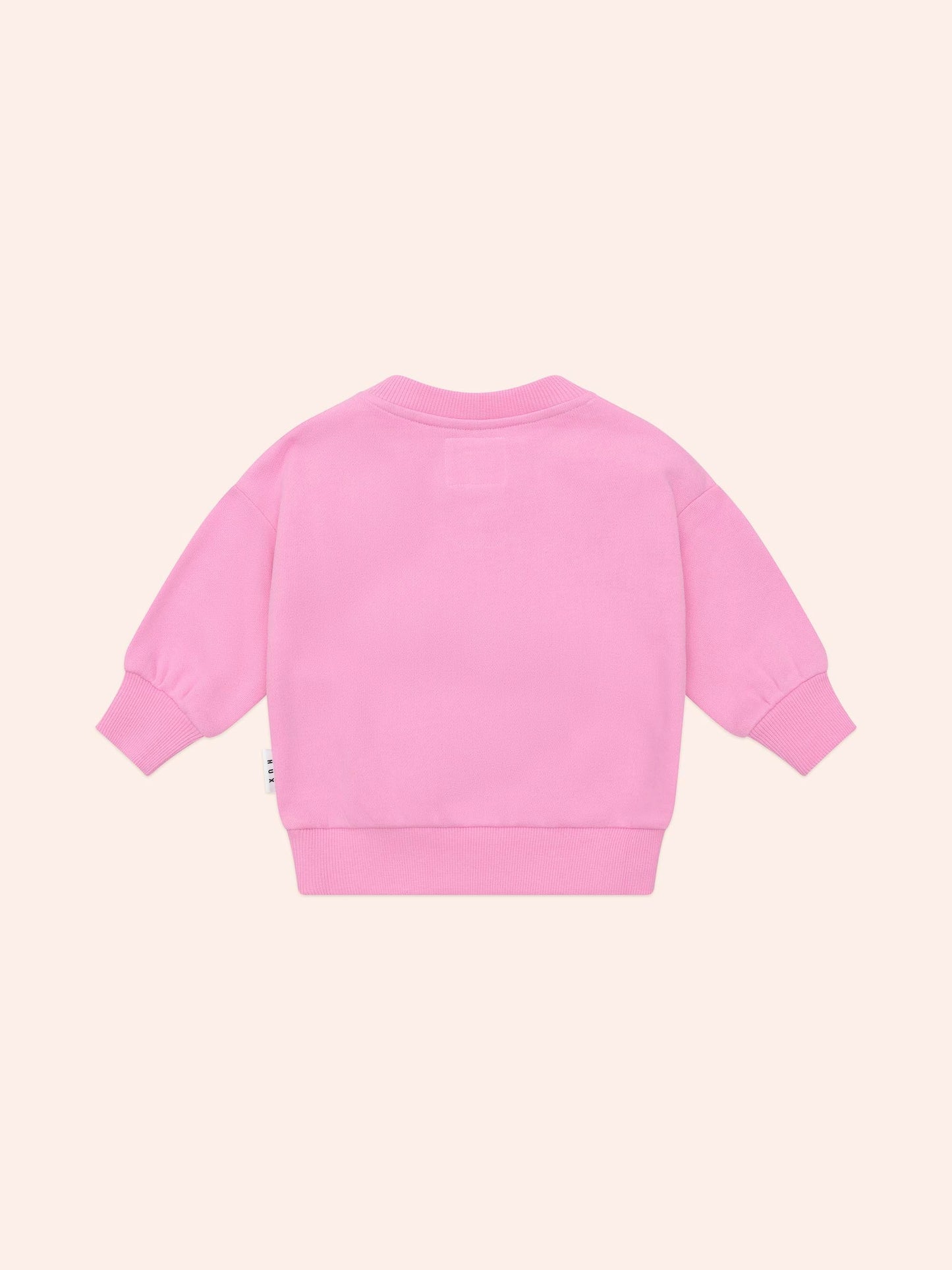 Hux Baby Fuschia Furry Huxbear Sweatshirt