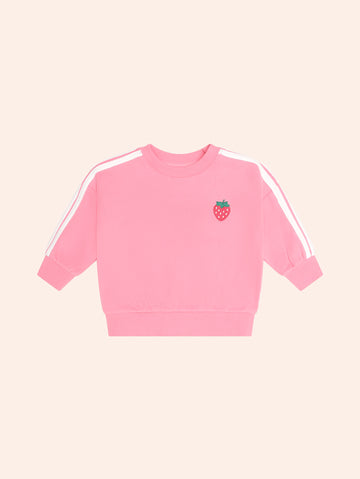Hux Strawberry Stripe Sweatshirt
