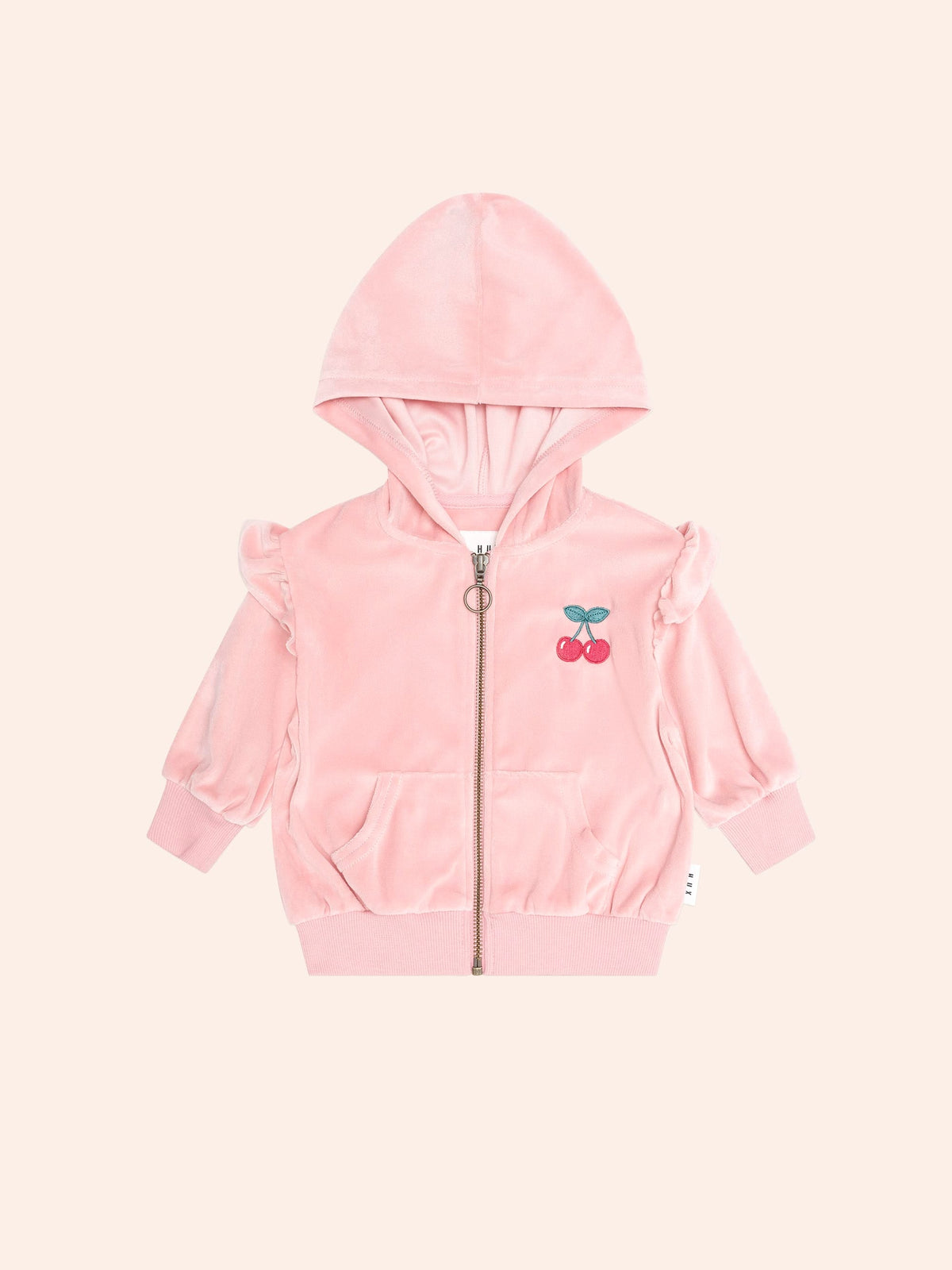 HUX Baby Velour Zip Hoodie