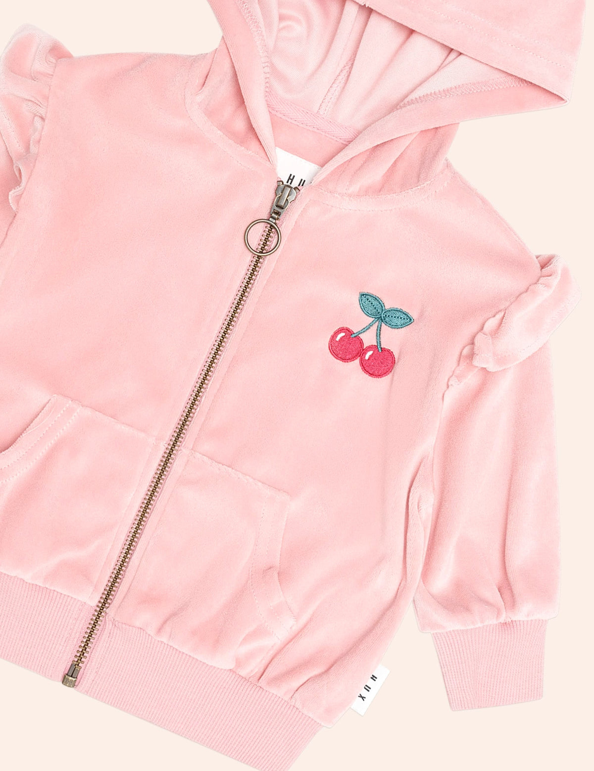 HUX Baby Velour Zip Hoodie