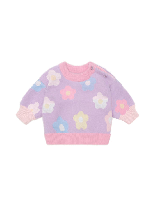 Hux Baby Rainbow Daisy Jumper