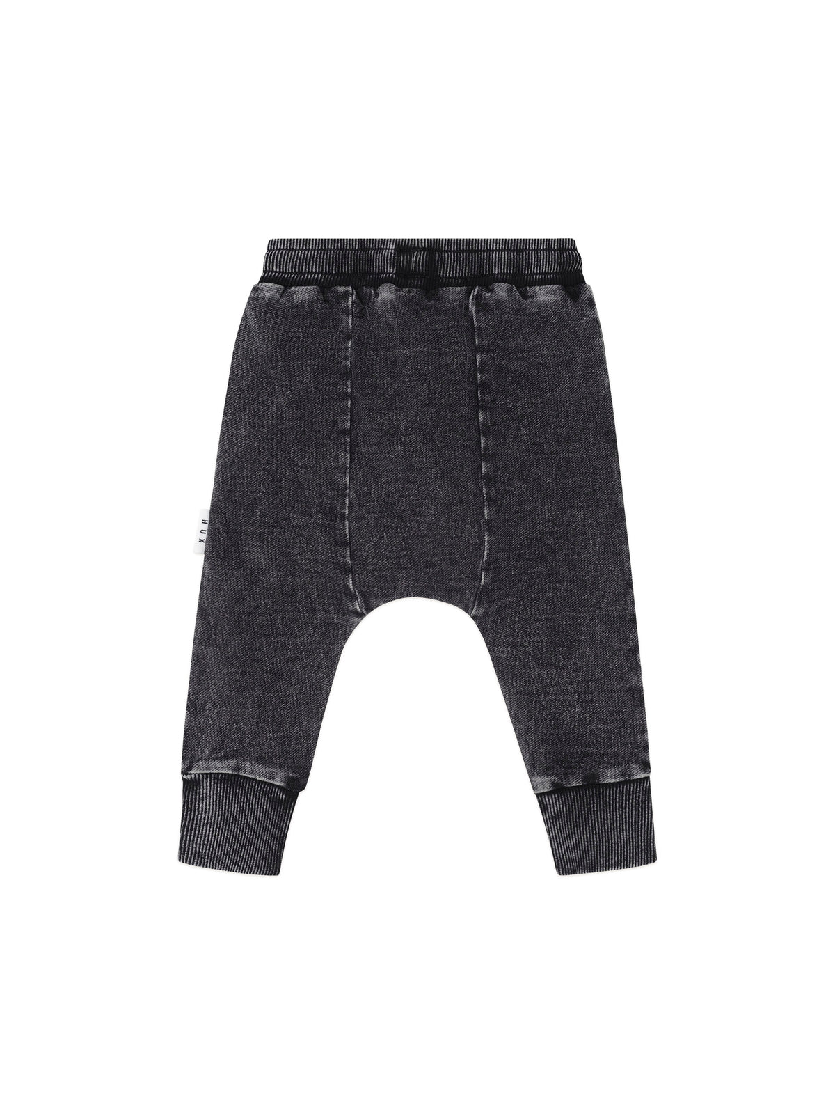 Hux Black Knit Denim Pocket Pant
