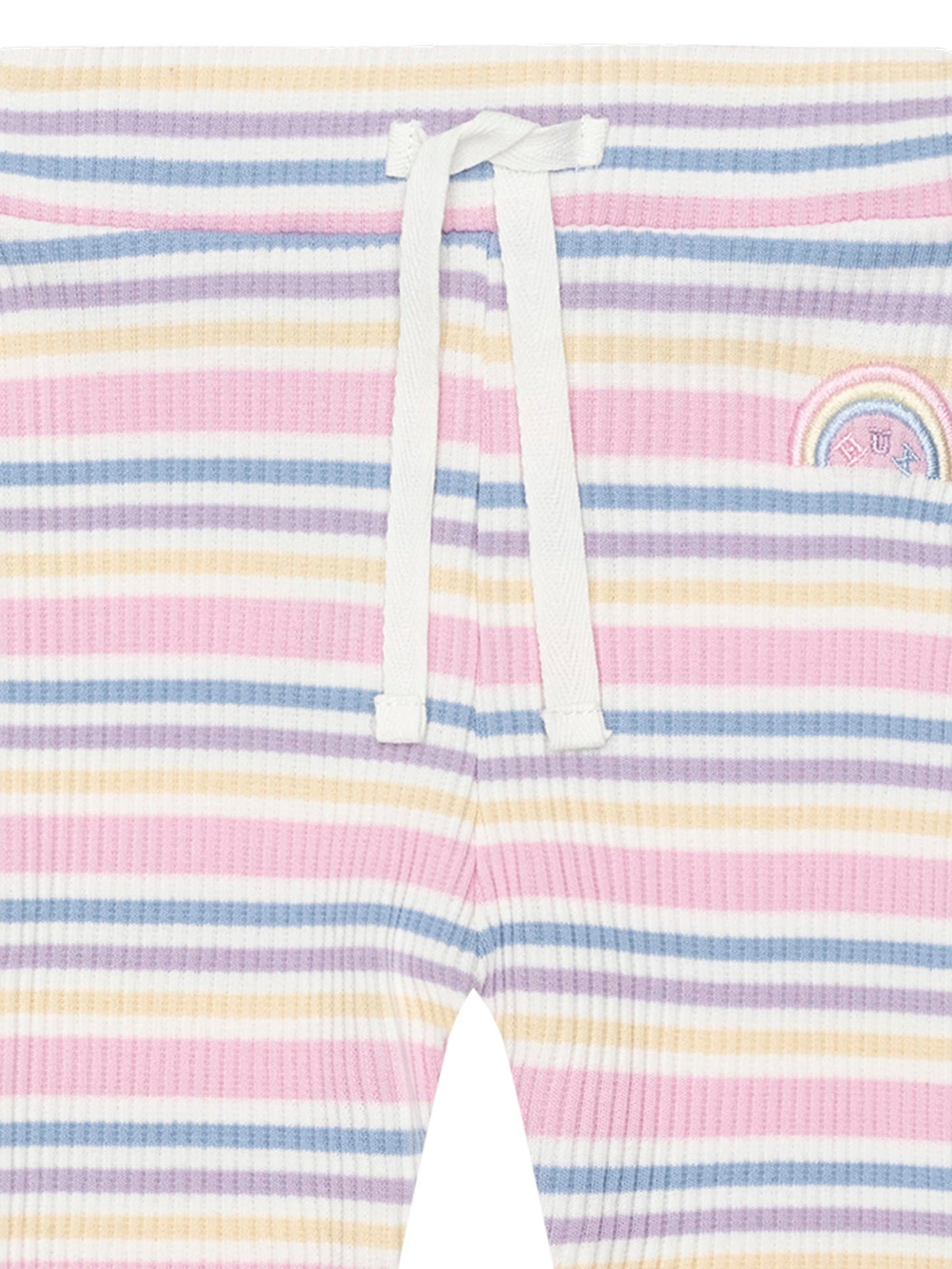 Hux Baby Rainbow Stripe Rib Legging