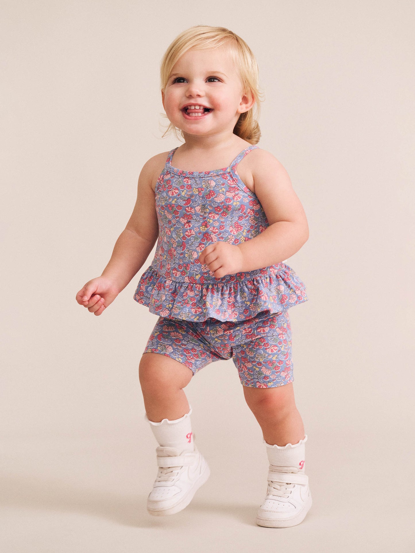 HUX Vintage Floral Bike Short