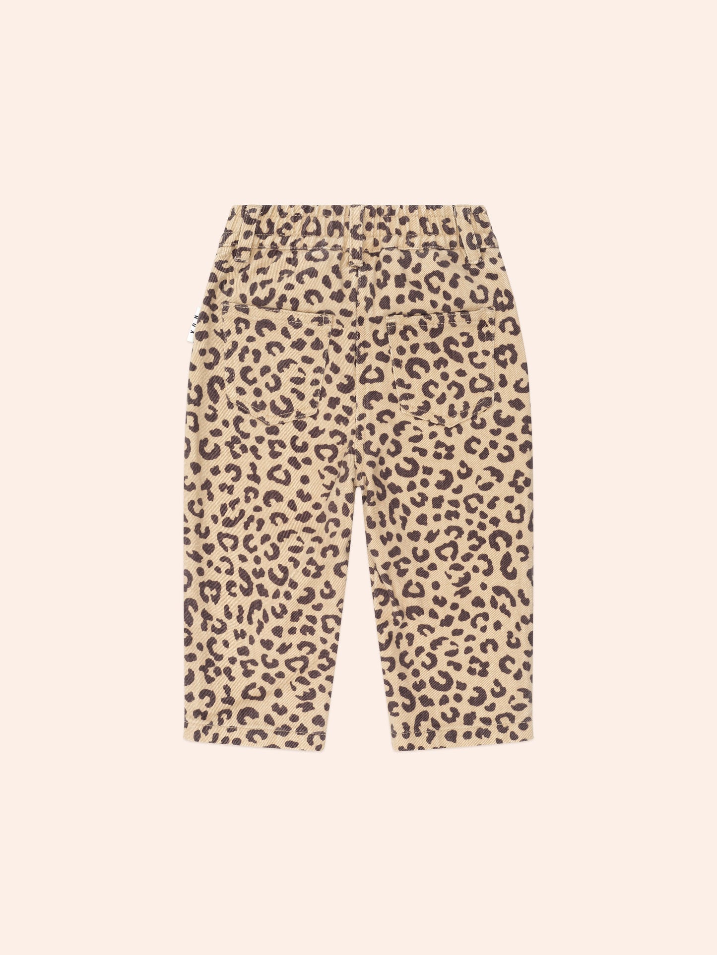Hux Leopard Print Denim