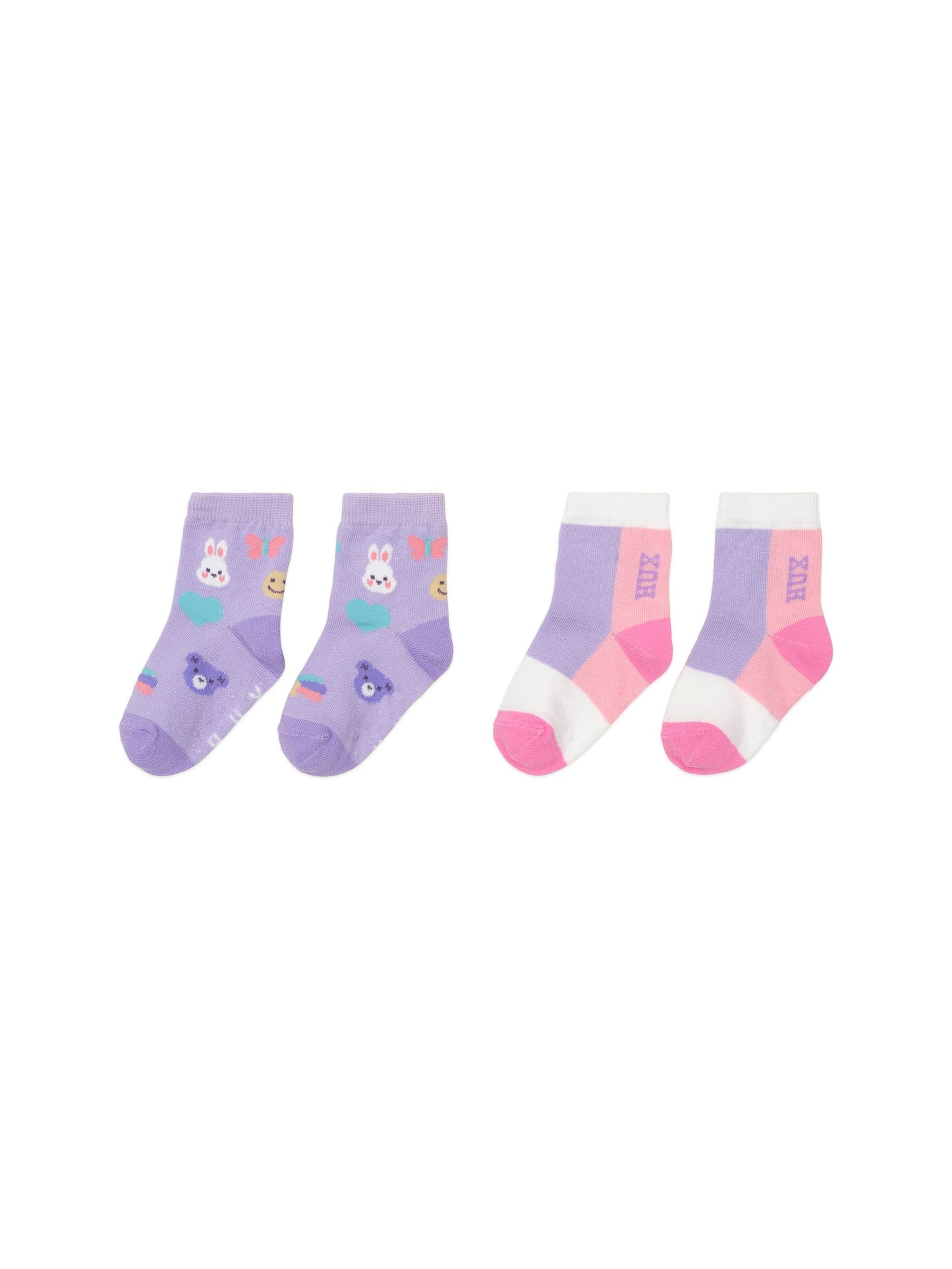 Hux Baby Emoji Socks - 2 Pack