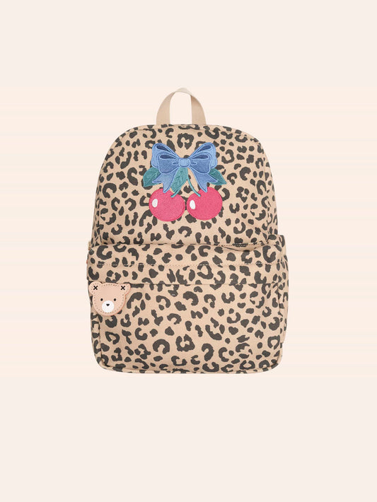 Hux Leopard Cherry Backpack