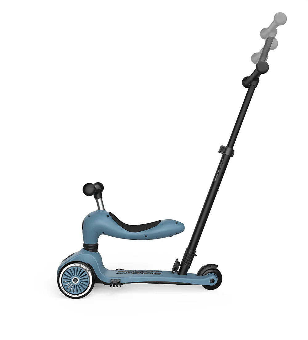 Scoot & Ride Highwaykick 1 Push & Go || Steel