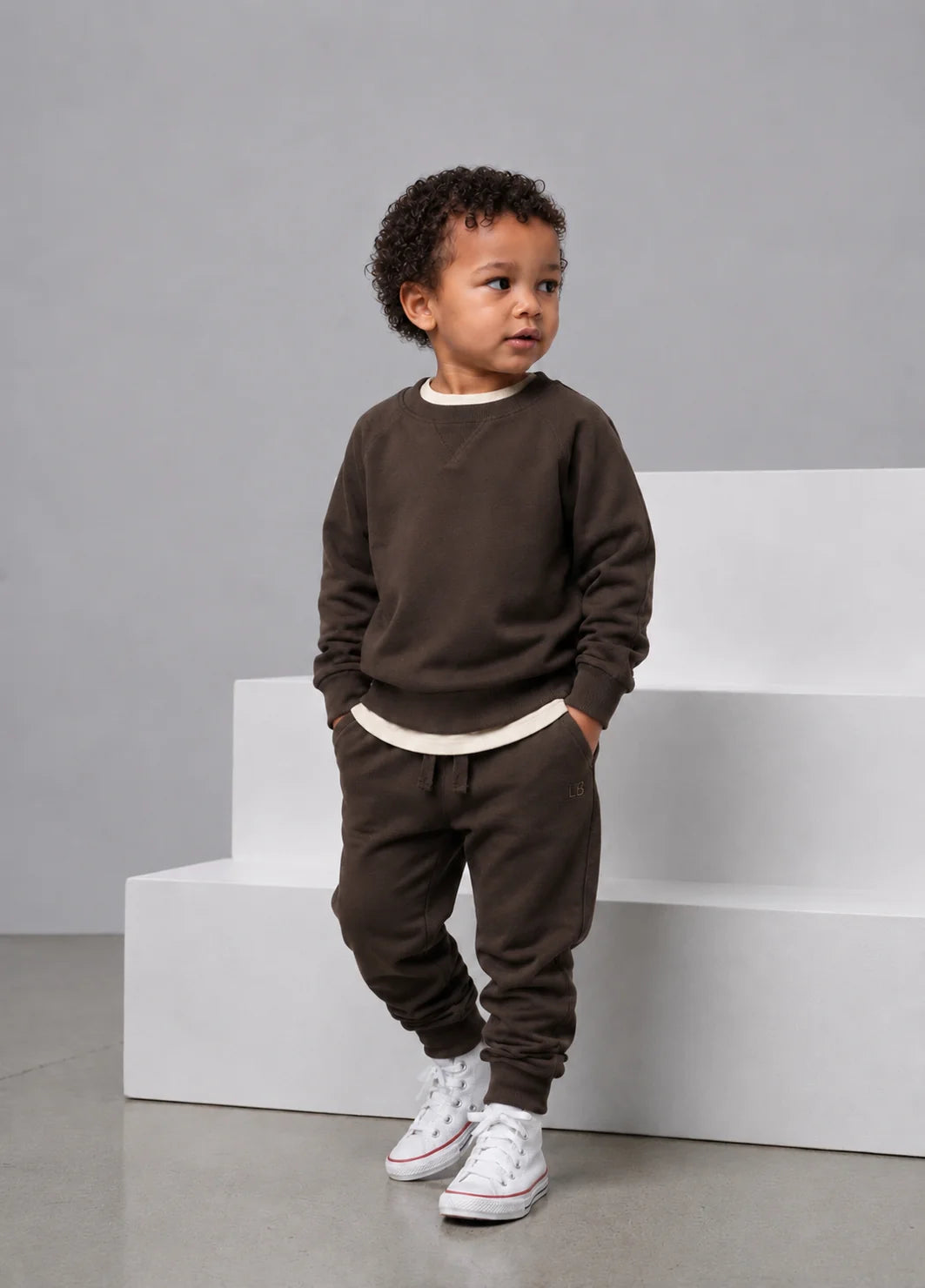PRE-ORDER Little Bipsy Jogger || Brown