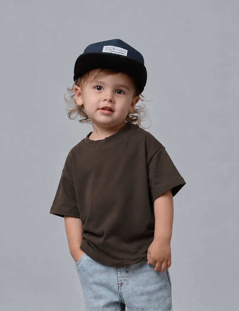 PRE-ORDER Little Bipsy Bamboo Tee || Brown
