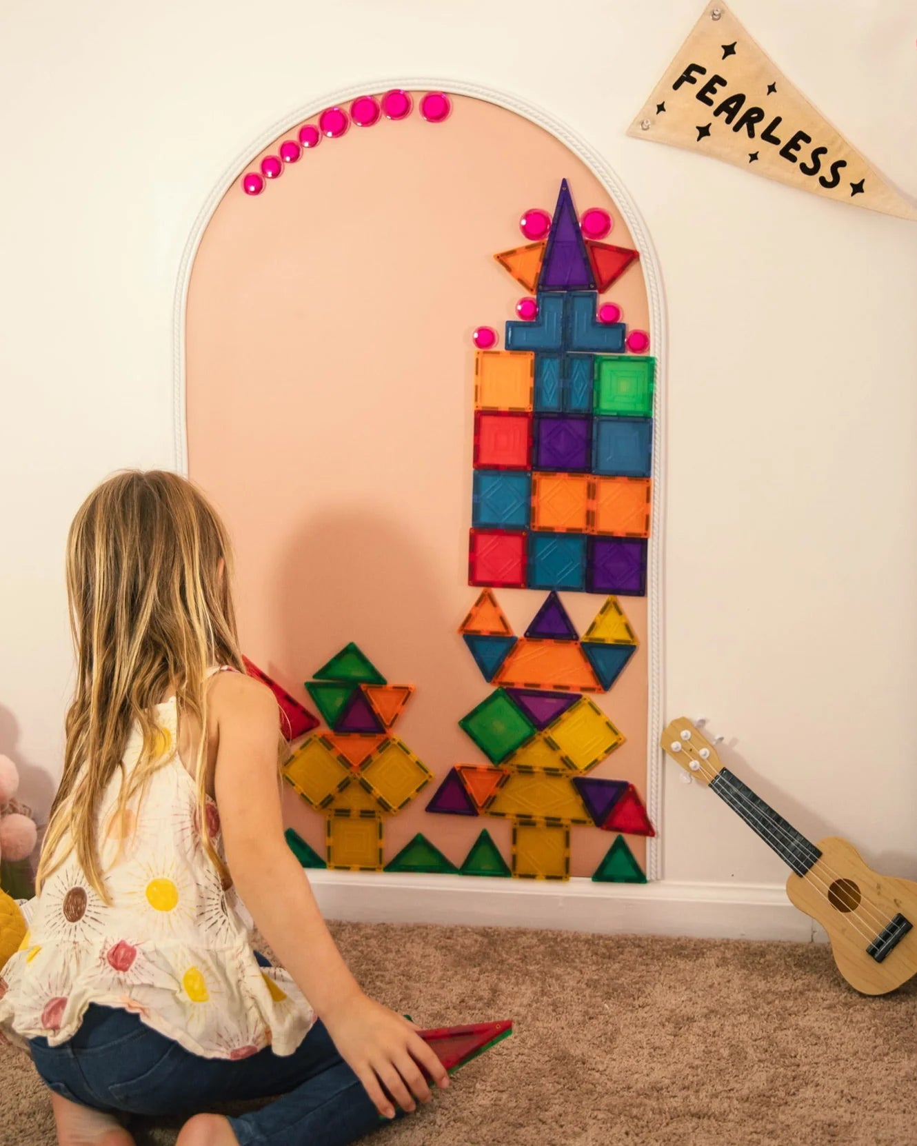 Cherry Pick Magic Playwall - Arch Magnetic Wall Decal for Kids