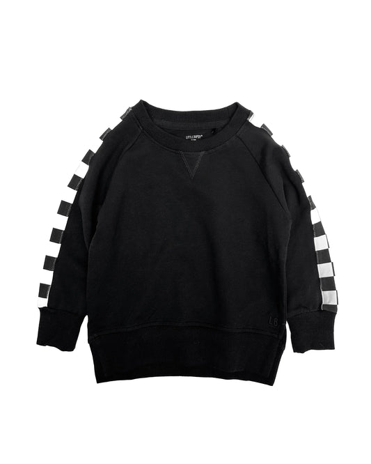 PRE-ORDER Little Bipsy Stripe Checkered Pullover