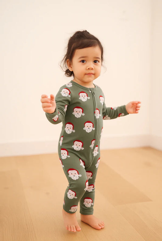 Bambi & Birdie Zipper Sleeper || Santa