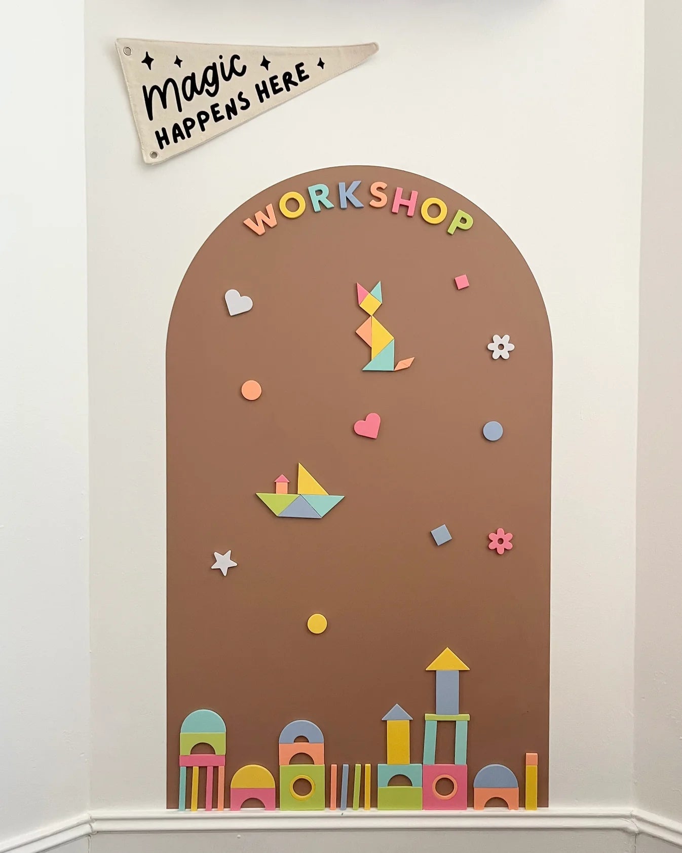 Cherry Pick Magic Playwall - Arch Magnetic Wall Decal for Kids
