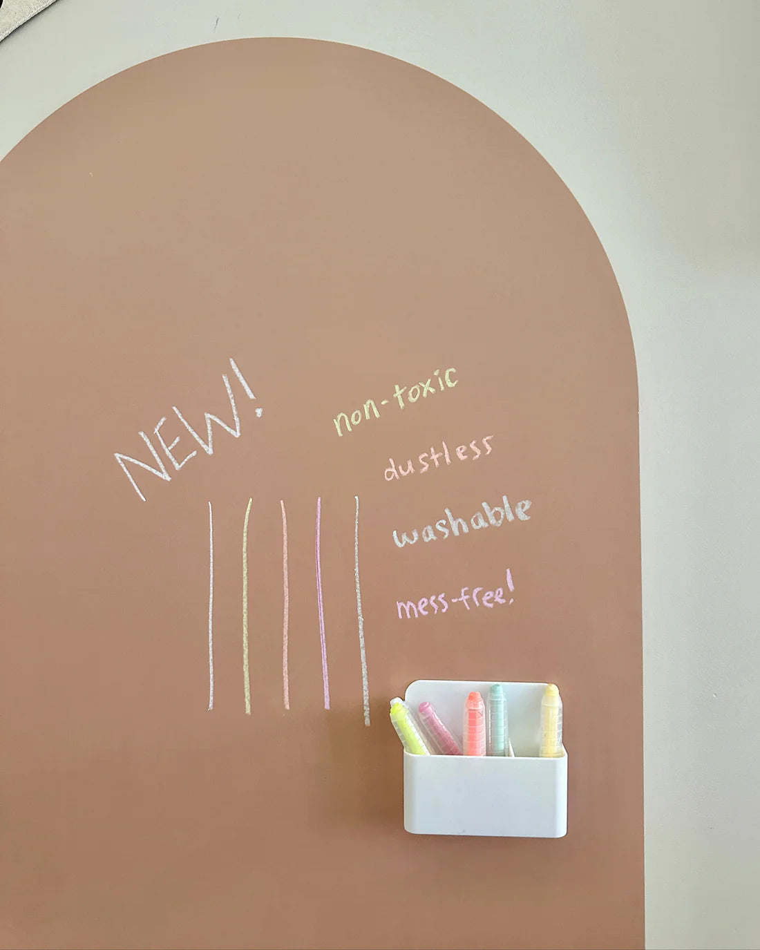 Cherry Pick Dustless Chalk Crayons + Magnetic Holder Bundle