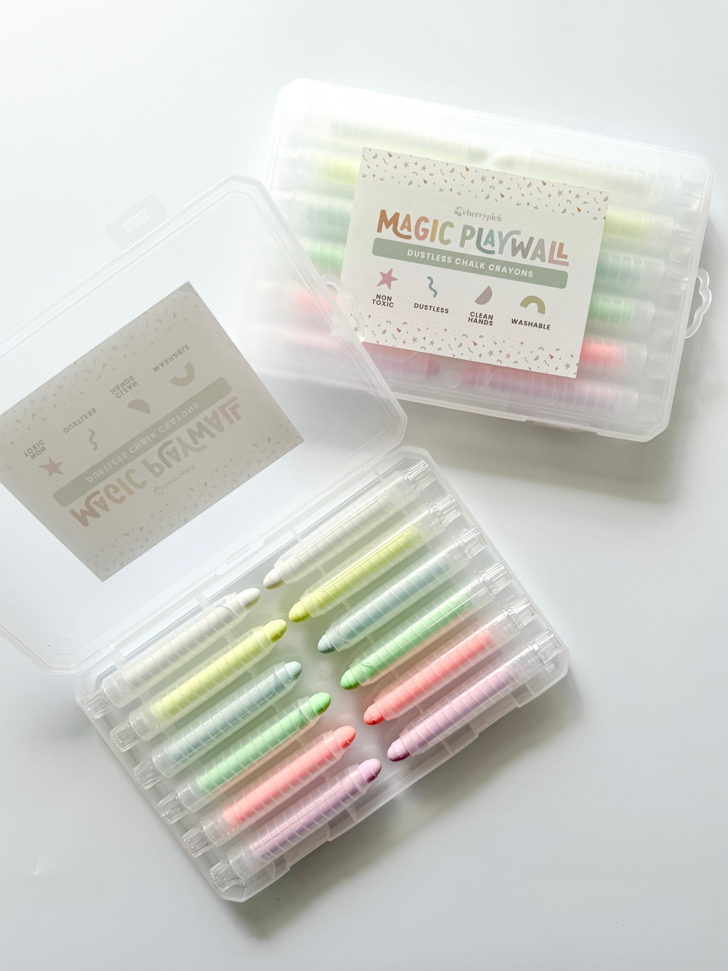 Cherry Pick Dustless Chalk Crayons (Box of 12)