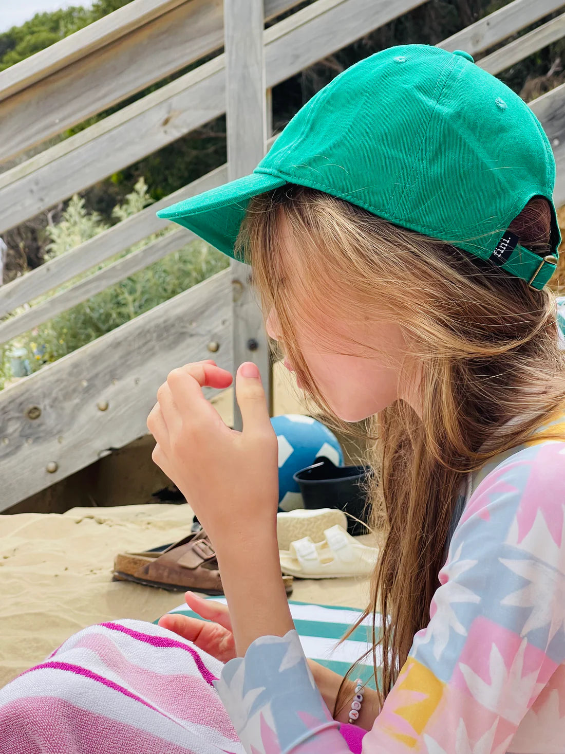 fini. The Label r+s cap || Green