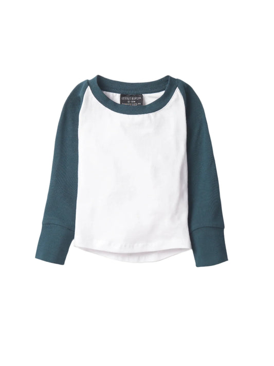 Little Bipsy Imperfect Baseball Tee || Night Fall