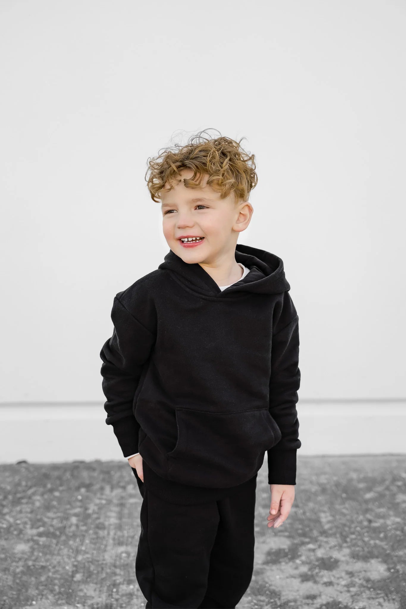 Little Bipsy Elevated Hoodie || Black