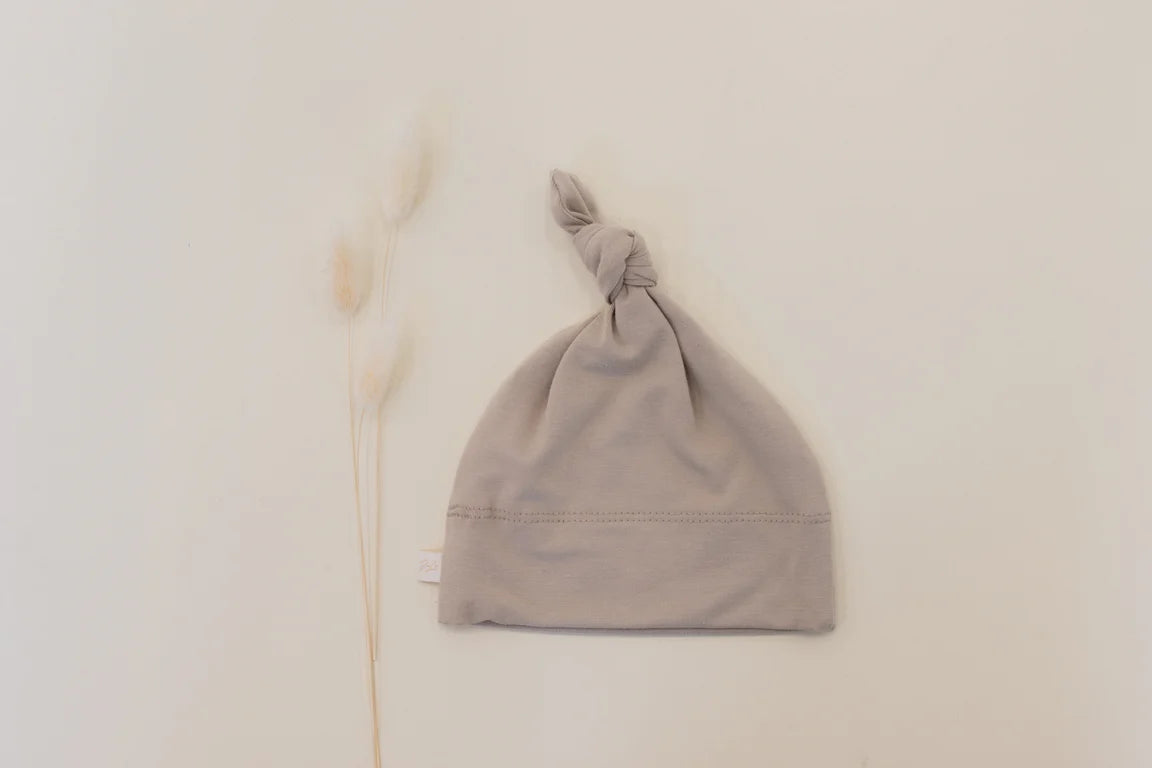 Jax and Lennon Infant Knot Hat || Dune