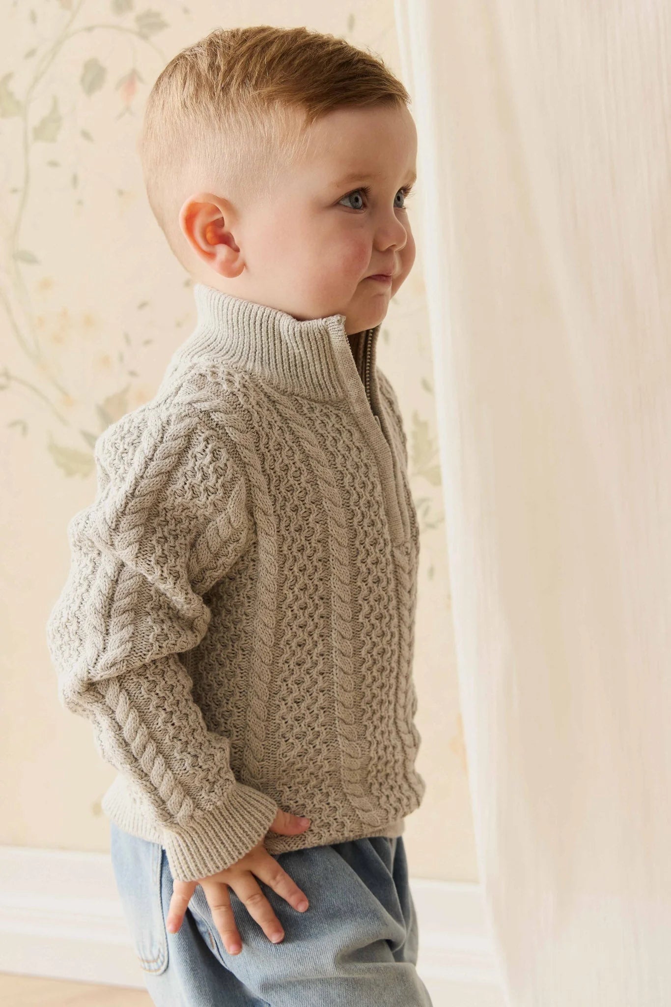 Jamie Kay Clyde Half Zip Jumper