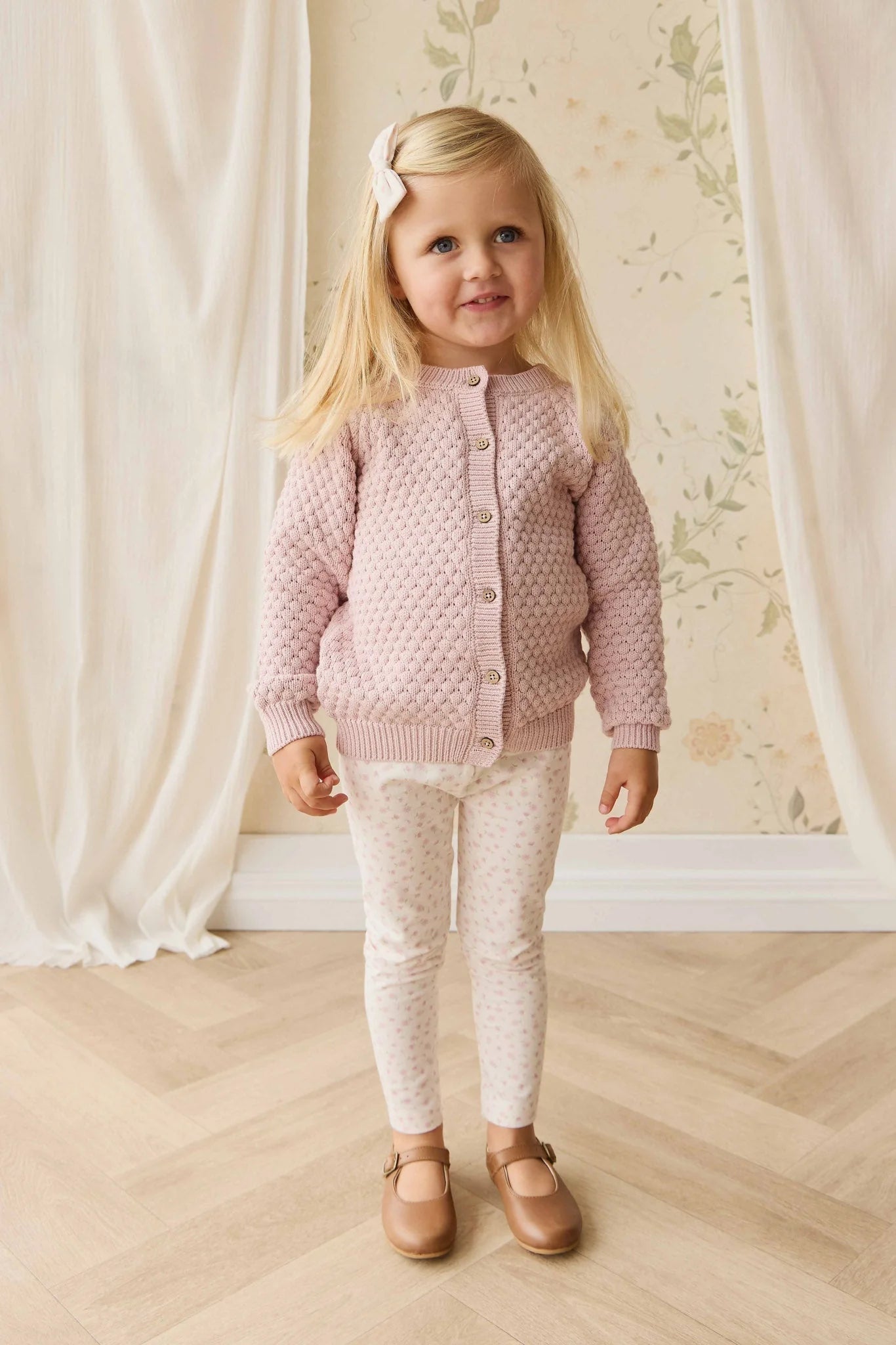 Jamie Kay Maple Cardigan || Pastel Pink