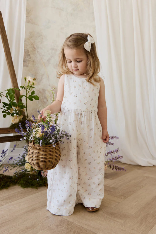 Jamie Kay Organic Cotton Muslin Marceline Jumpsuit || Ayla Whisper