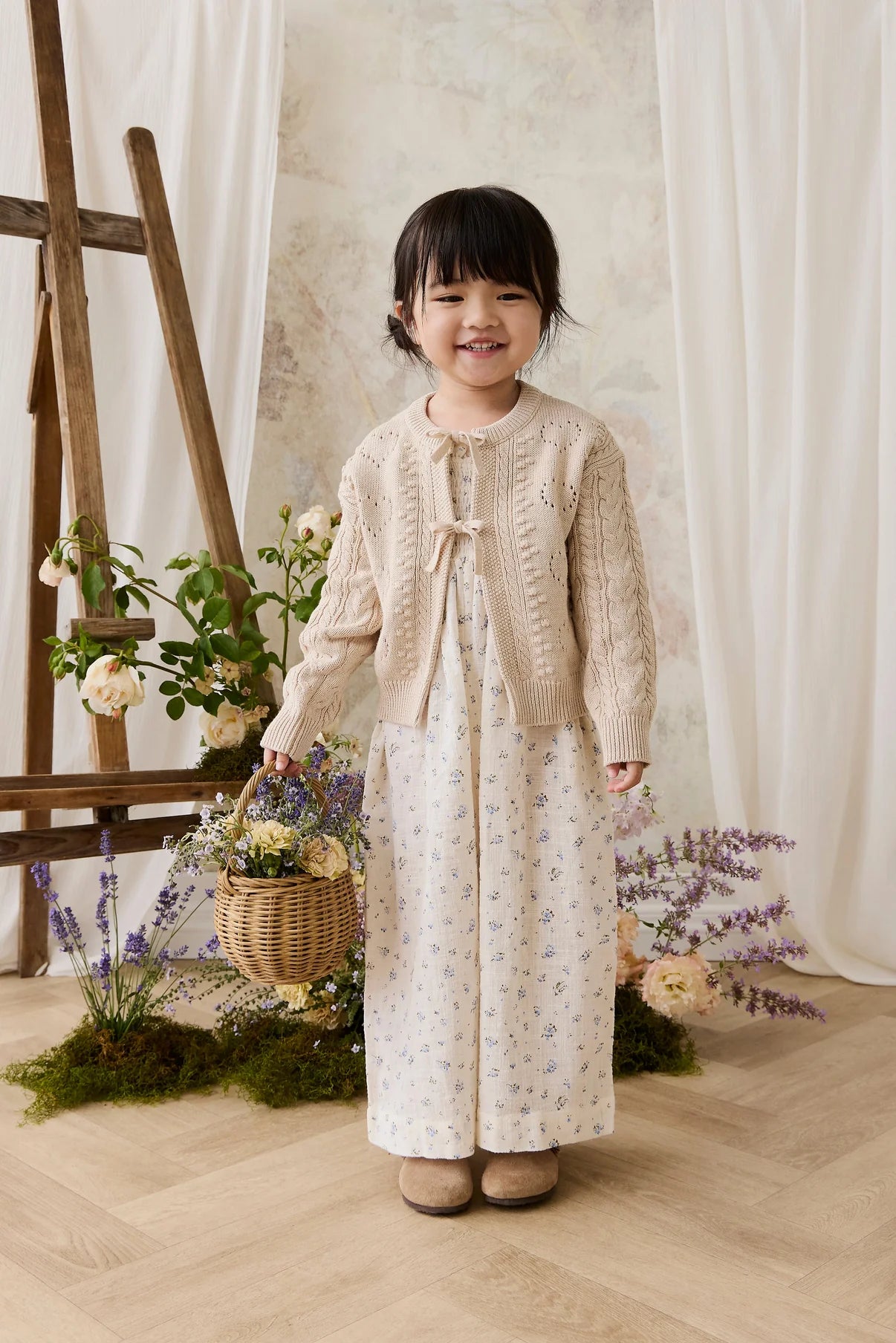 Jamie Kay Josephine Cardigan || Oatmeal Marle