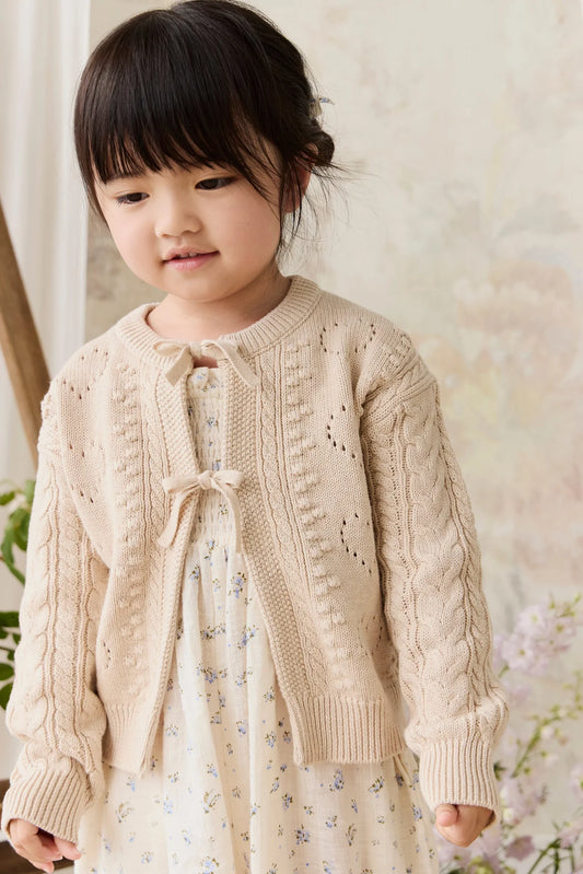 Jamie Kay Josephine Cardigan || Oatmeal Marle